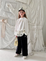 ［poisson］Ribbon stone pants