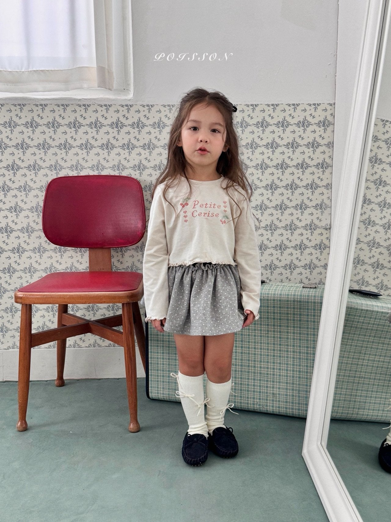 ［poisson］Petite cherry tee
