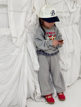 ［poisson］Check frill pants