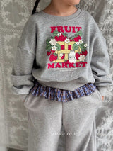 ［poisson］Check frill pants