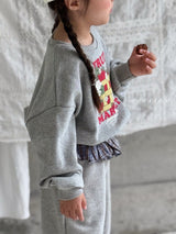 ［poisson］Check frill pants