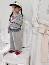 ［poisson］Check frill pants