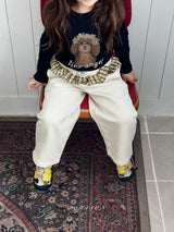［poisson］Check frill pants
