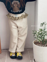 ［poisson］Check frill pants