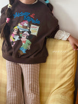 ［poisson］Elodie check flare pants