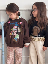 ［poisson］Elodie check flare pants