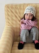 ［poisson］Elodie check flare pants