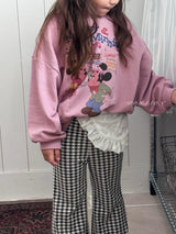 ［poisson］Elodie check flare pants