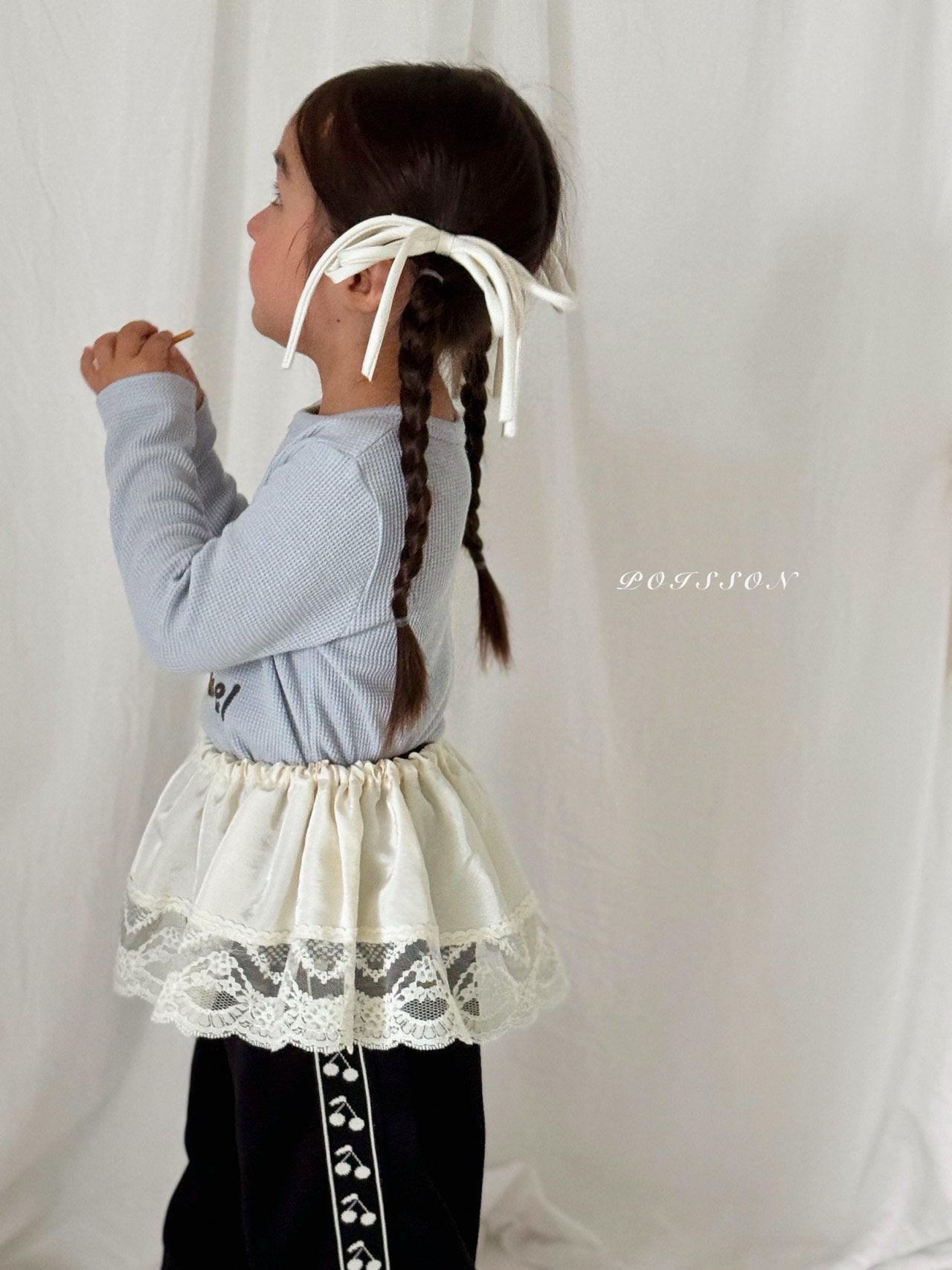 ［poisson］Longtail ribbon hair clip