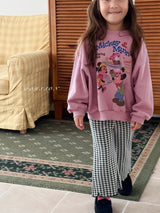 ［poisson］Elodie check flare pants