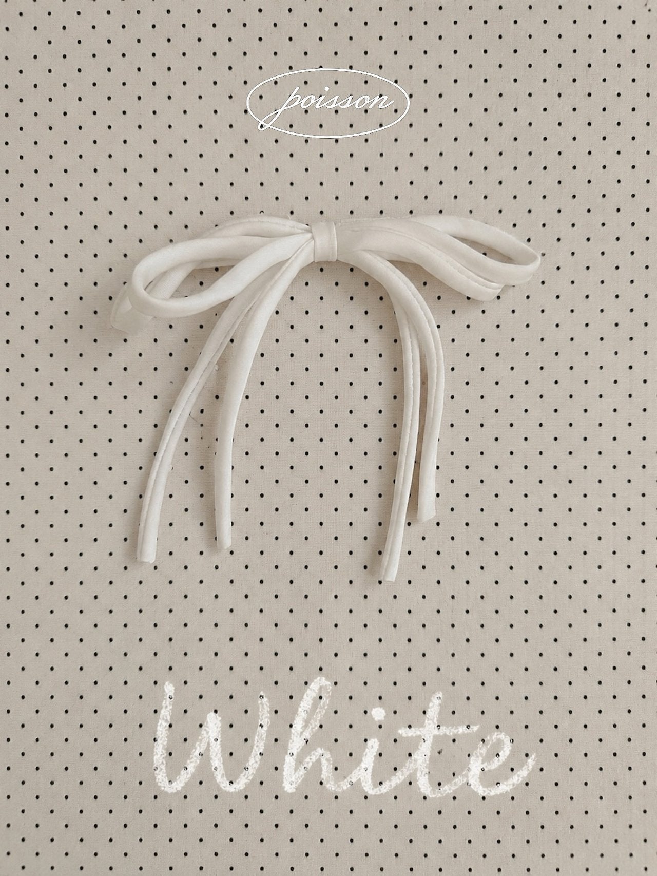 ［poisson］Longtail ribbon hair clip