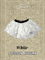 ［poisson］Release lace skirt pants