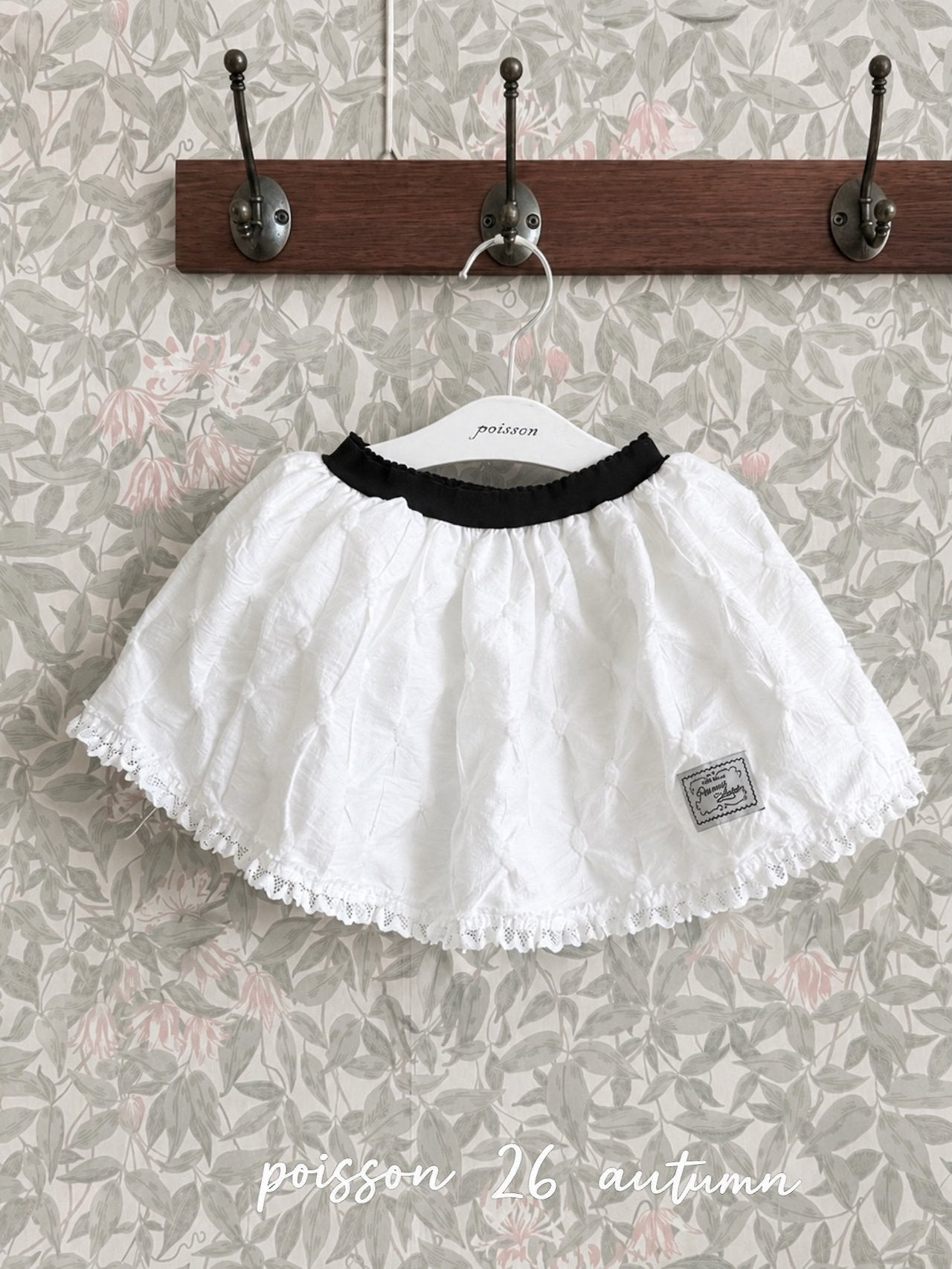 ［poisson］Release lace skirt pants