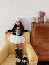 ［poisson］Release lace skirt pants