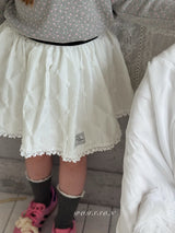 ［poisson］Release lace skirt pants