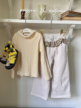［poisson］Stripe hood tee