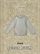 ［poisson］Flower lace layered tee
