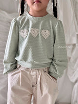 ［poisson］Heart appliqué mtm