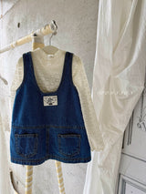 ［poisson］Denim mini one-piece