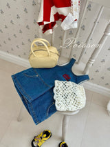 ［poisson］Denim mini one-piece