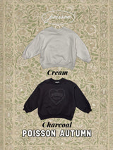 ［poisson］Poisson embroidery sweatshirt