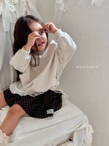 ［poisson］Poisson embroidery sweatshirt