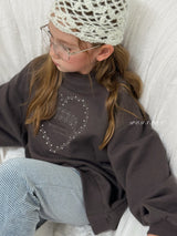 ［poisson］Poisson embroidery sweatshirt