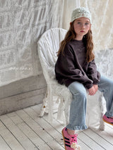［poisson］Poisson embroidery sweatshirt