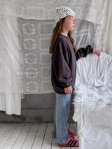 ［poisson］Poisson embroidery sweatshirt
