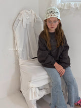 ［poisson］Poisson embroidery sweatshirt