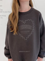 ［poisson］Poisson embroidery sweatshirt