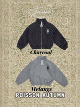 ［poisson］Dot bunny zip-up