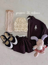 ［poisson］Dot bunny zip-up