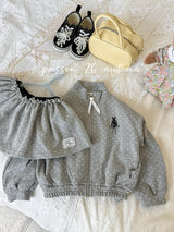 ［poisson］Dot bunny zip-up
