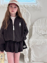 ［poisson］Dot bunny zip-up
