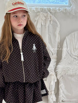 ［poisson］Dot bunny zip-up
