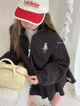 ［poisson］Dot bunny zip-up