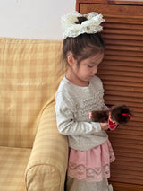 ［poisson］Bloom lace scrunchie