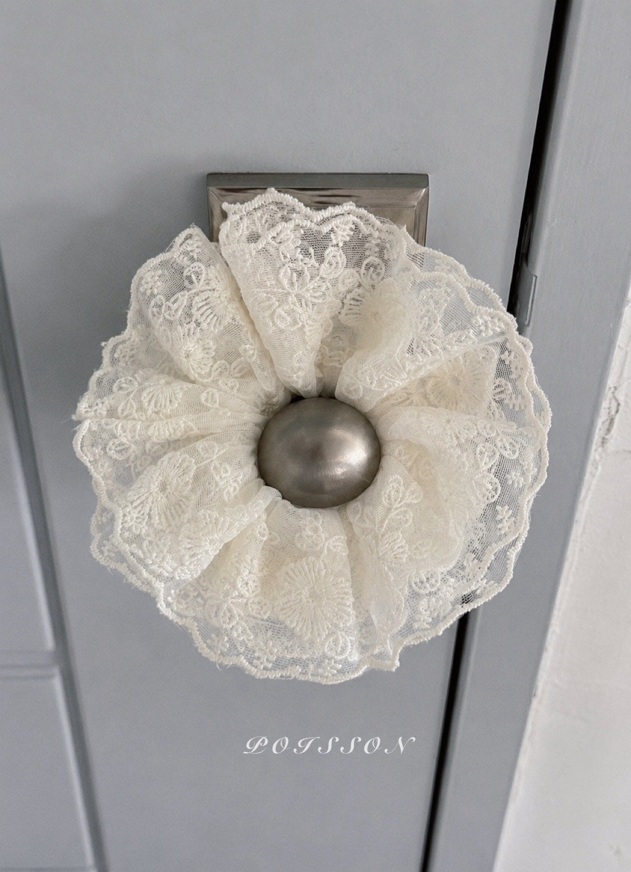 ［poisson］Bloom lace scrunchie