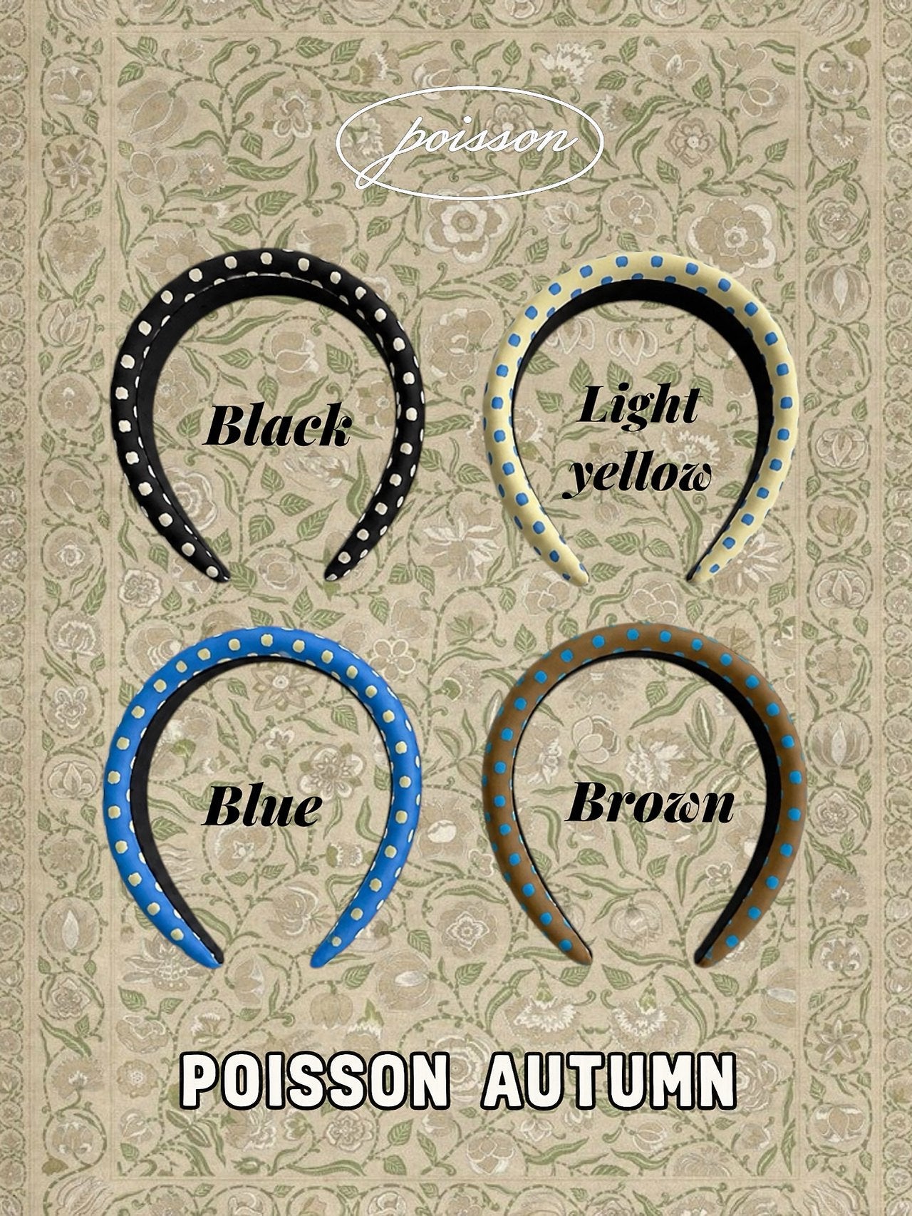 ［poisson］Dot hairband