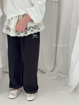 ［poisson］Milky lace layered skirt