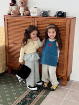 ［poisson］Frill jogger pants