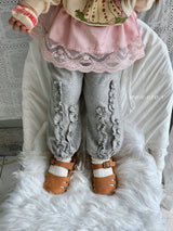 ［poisson］Frill jogger pants