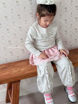 ［poisson］Frill jogger pants