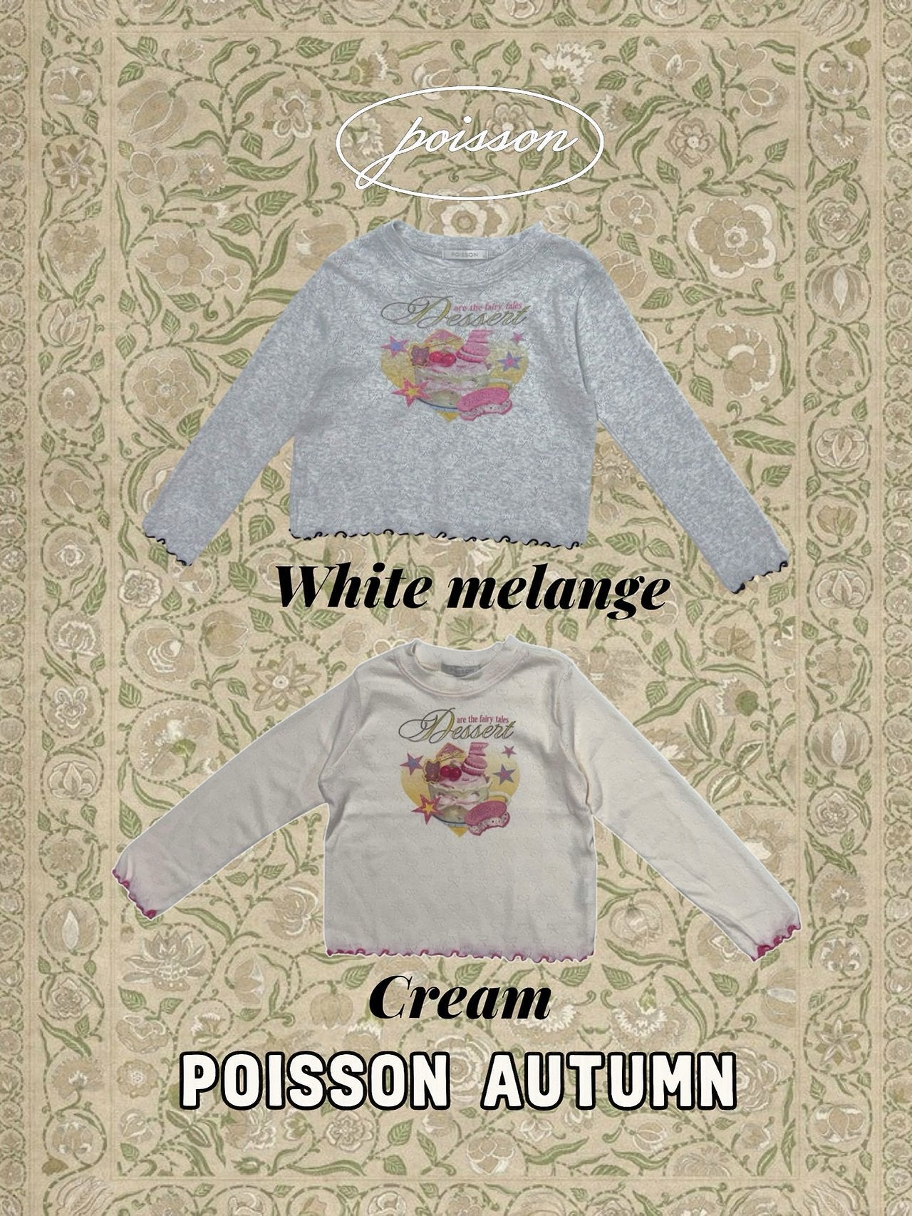 ［poisson］Sugar desert dream tee