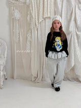 ［poisson］Knit frill pants