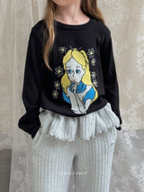 ［poisson］Knit frill pants