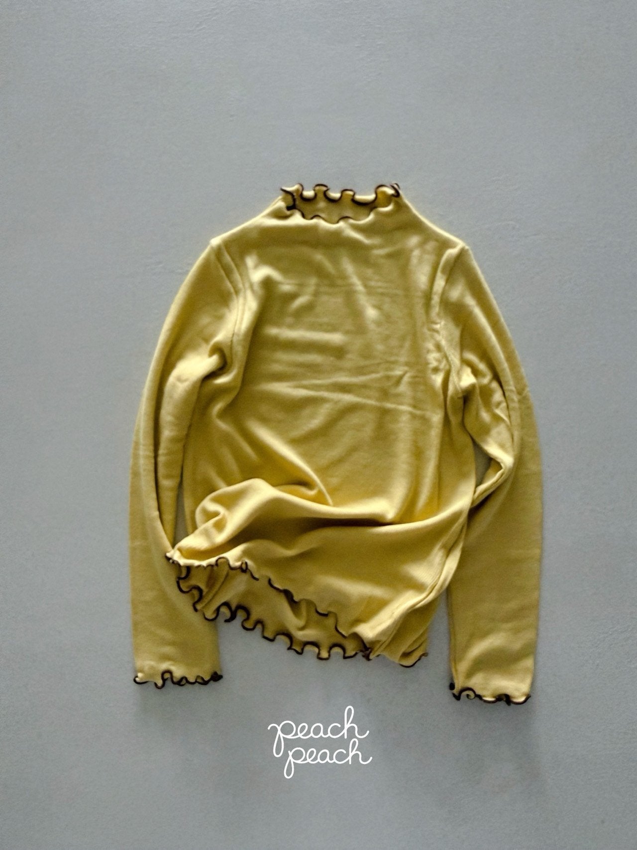 ［peach peach］Color mellow tops