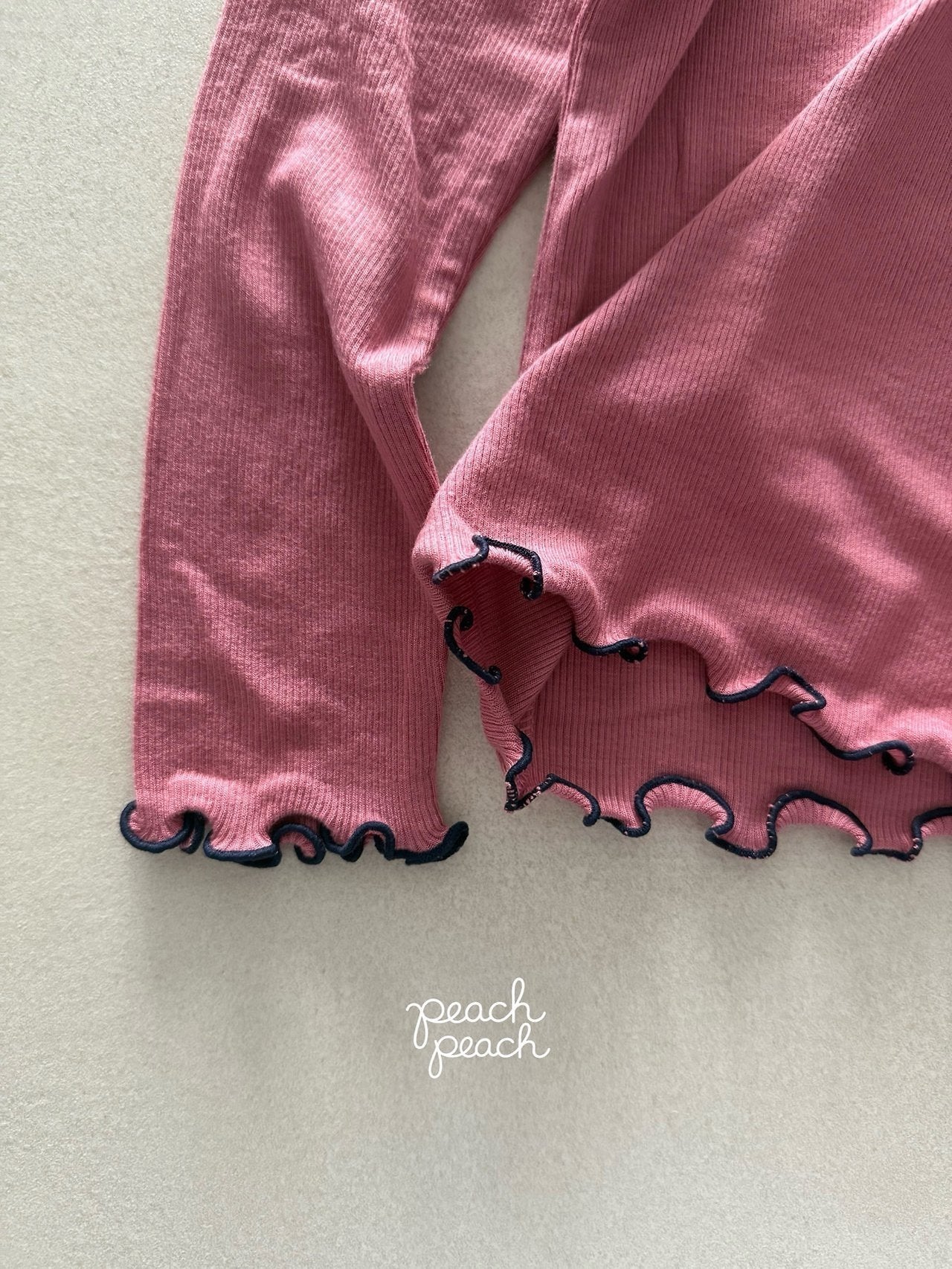 ［peach peach］Color mellow tops