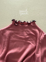 ［peach peach］Color mellow tops